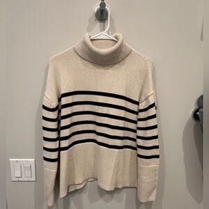Gap Striped Turtleneck